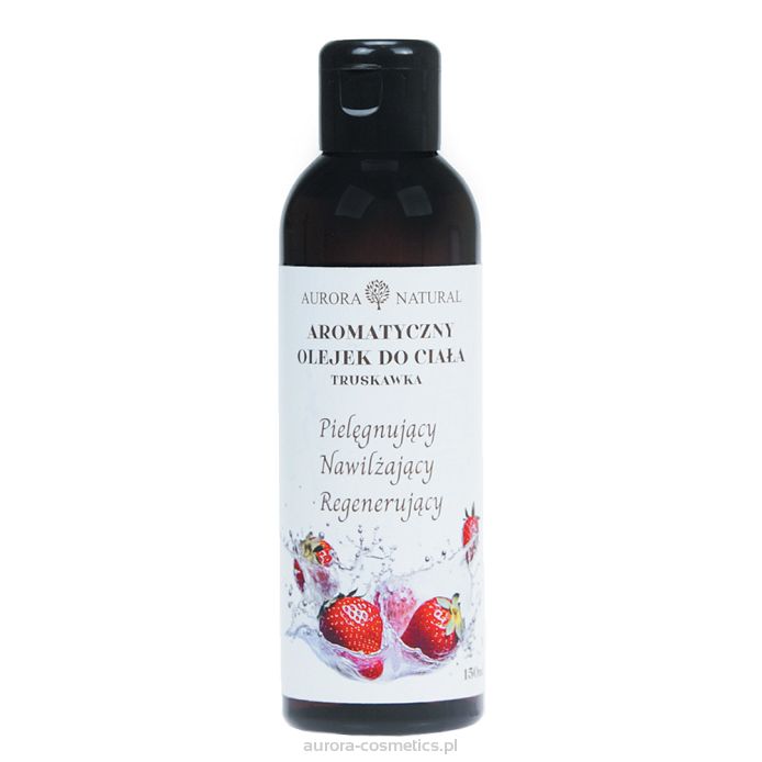 Aromatyczny olejek do ciała o zapachu truskawki 150ml