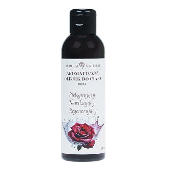 Aromatyczny olejek do ciała o zapachu róży pąsowej 150ml