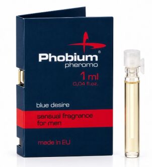PHOBIUM Pheromo Blue Desire 1 ml – Męska Esencja Pewności Siebie