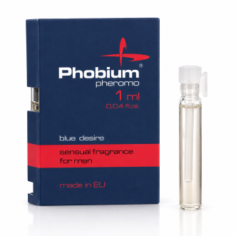 PHOBIUM Pheromo Blue Desire 1 ml – Męska Esencja Pewności Siebie